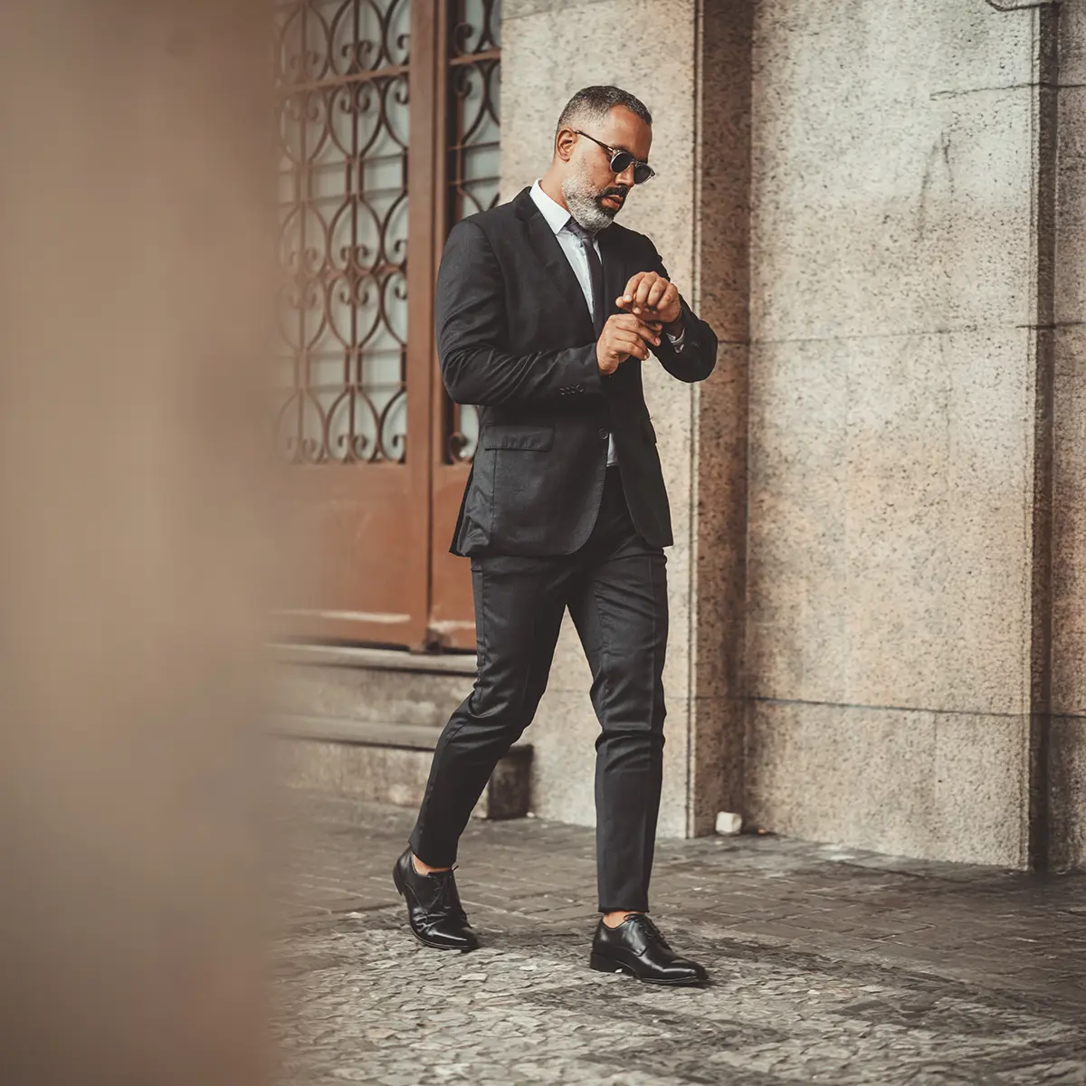 SAPATO MASCULINO SOCIAL DERBY EM COURO CHELSEA PRETO