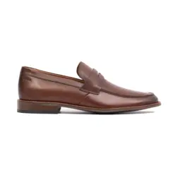 SAPATO MASCULINO SOCIAL LOAFER EM COURO PREMIUM GIORGIO MARROM