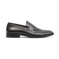 SAPATO MASCULINO SOCIAL LOAFER EM COURO HARRY PRETO