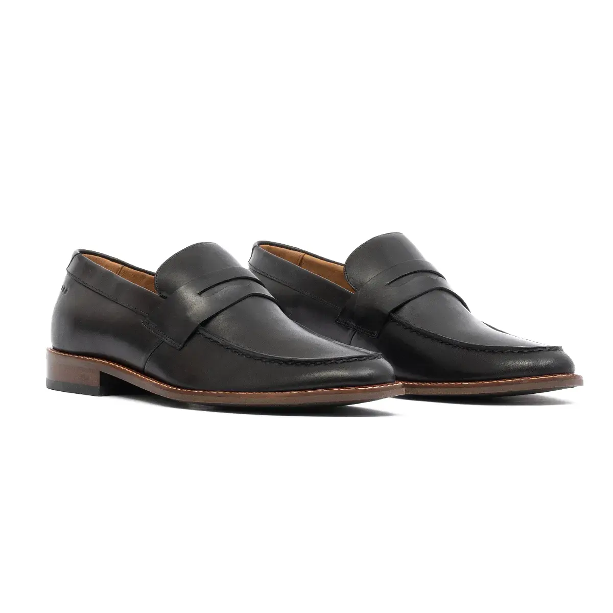 SAPATO MASCULINO SOCIAL LOAFER EM COURO PREMIUM GIORGIO PRETO