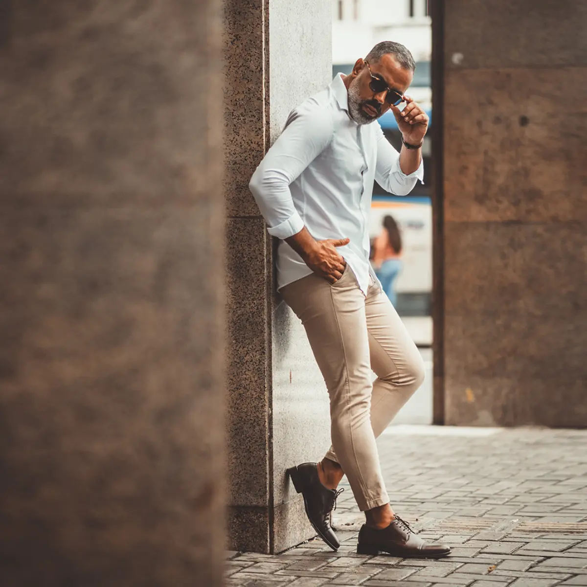 SAPATO MASCULINO SOCIAL DERBY EM COURO CHELSEA MARROM