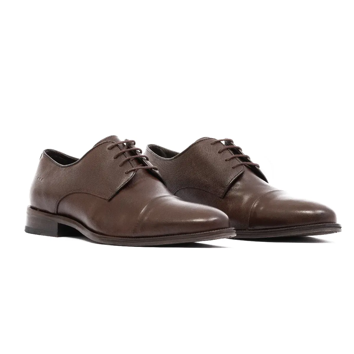 SAPATO MASCULINO SOCIAL DERBY EM COURO CHELSEA MARROM