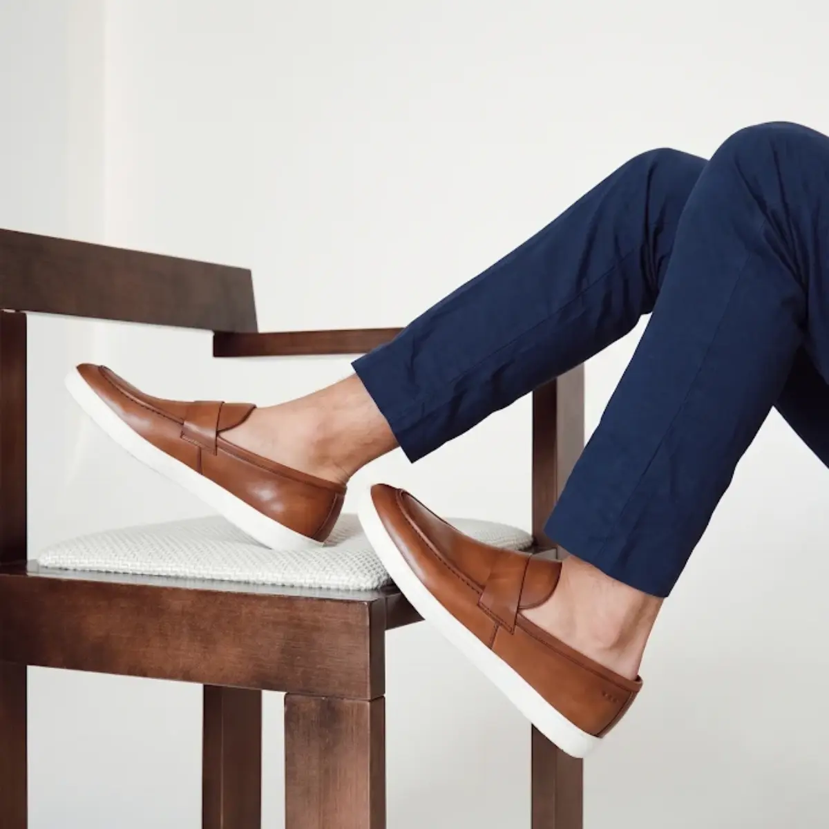 SAPATO SOCIAL CASUAL MASCULINO EM COURO NOBRE MARROM | BUFFON