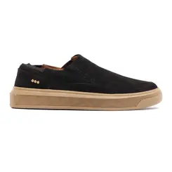 SAPATO MASCULINO SLIP ON GRAN RAVELLO EM NOBUCK PRIME PRETO