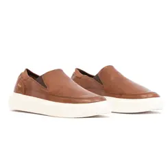 SAPATO MASCULINO SLIP ON GRAN RAVELLO EM COURO FLOATER MARROM