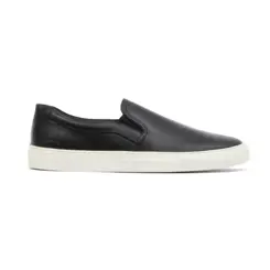 SAPATO MASCULINO SLIP ON CONTI EM COURO PRETO
