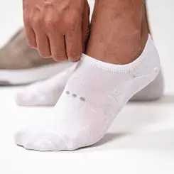 MEIA INVISÍVEL MASCULINA NOHA BRANCA
