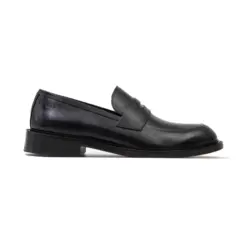 SAPATO MASCULINO SOCIAL LOAFER EM COURO PREMIUM PAOLO PRETO