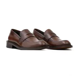 SAPATO SOCIAL LOAFER EM COURO PREMIUM PAOLO MARROM