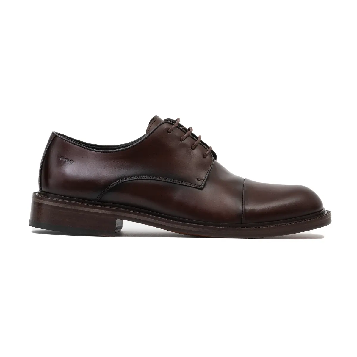 SAPATO MASCULINO SOCIAL DERBY EM COURO PREMIUM DANTE MARROM
