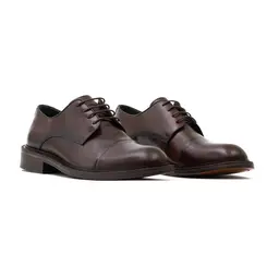 SAPATO MASCULINO SOCIAL DERBY EM COURO PREMIUM DANTE MARROM
