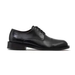 SAPATO MASCULINO SOCIAL DERBY EM COURO PREMIUM DANTE PRETO
