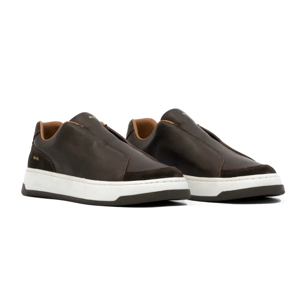 SAPATO MASCULINO SLIP ON GALLARDO MASSIMO EM COURO PREMIUM CAFÉ