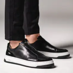SAPATO MASCULINO SLIP ON GALLARDO MASSIMO EM COURO PRIME PRETO