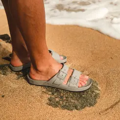SICILIA CINZA S/ PRETA | SANDÁLIA