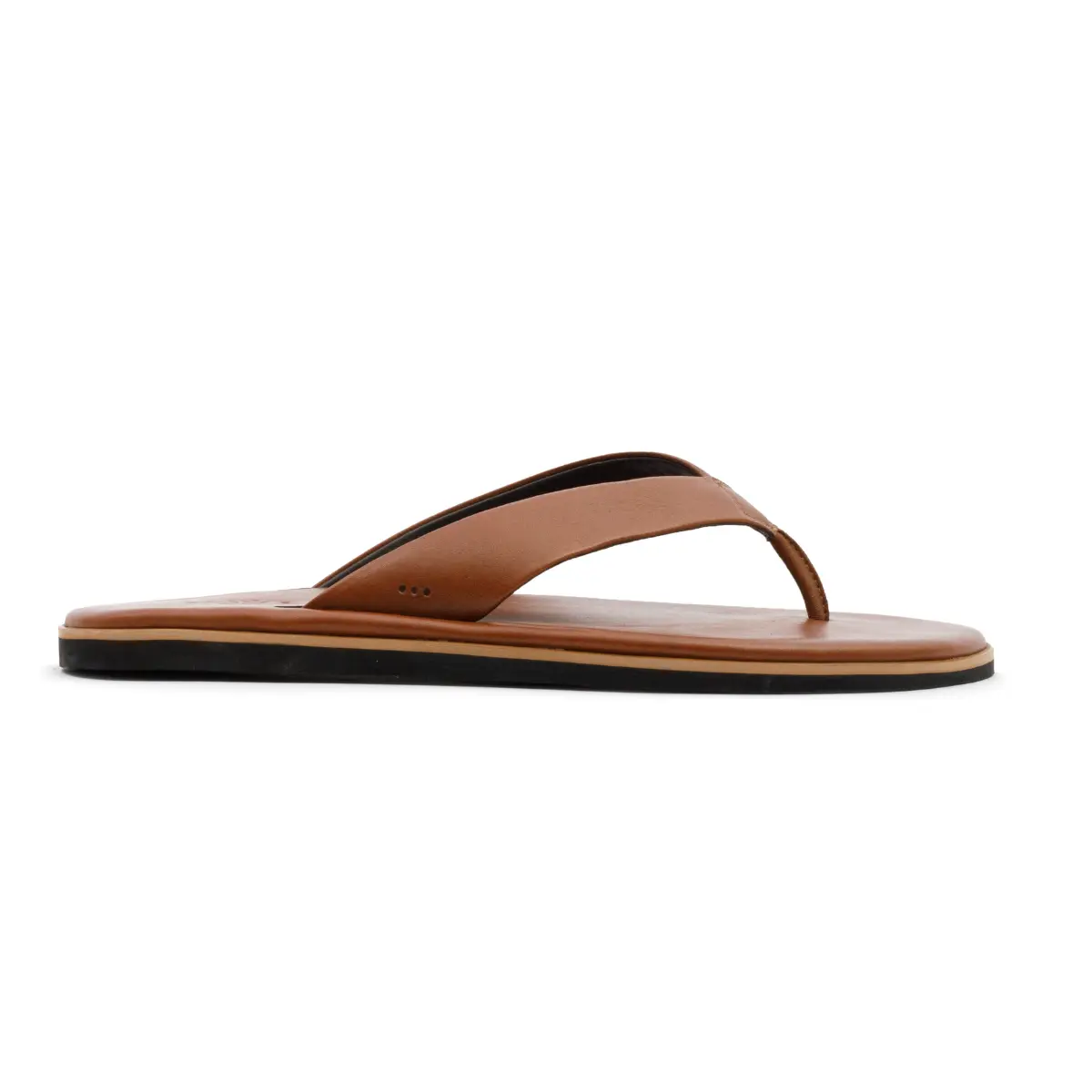 SANDÁLIA MASCULINA EM COURO NOBRE RICCIONE ELEGANCE MARROM