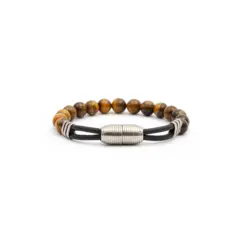 PULSEIRA DE PEDRA OLHO DE TIGRE