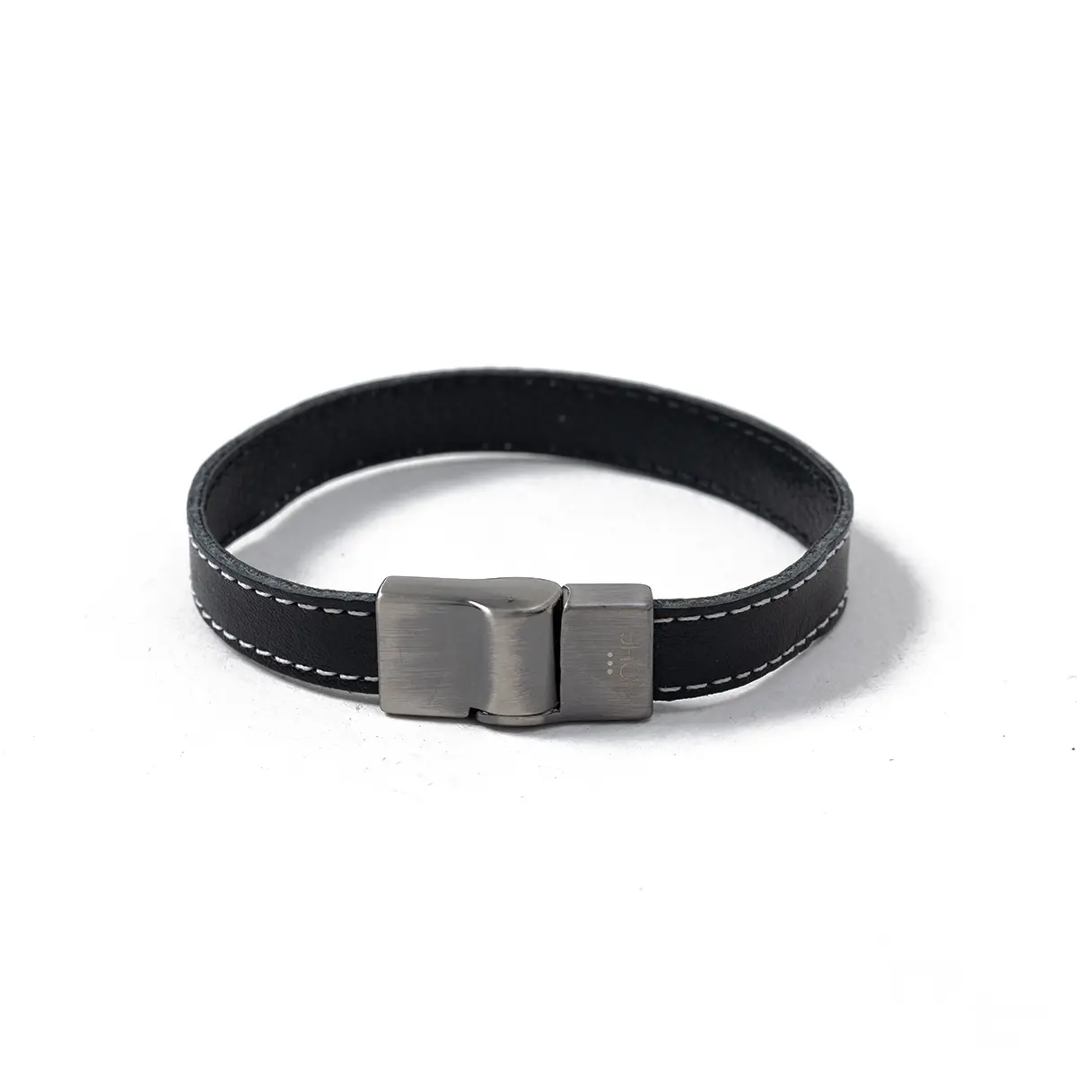 PULSEIRA COURO PESPONTADA