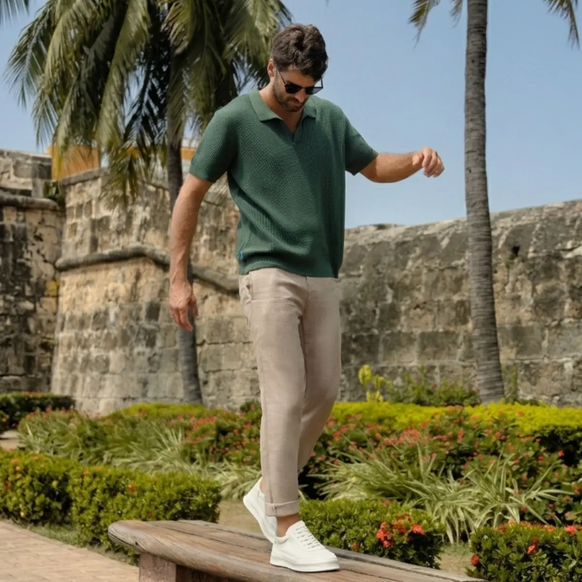 TÊNIS MASCULINO KROMO EM CAMURÇA PRIME OFFWHITE