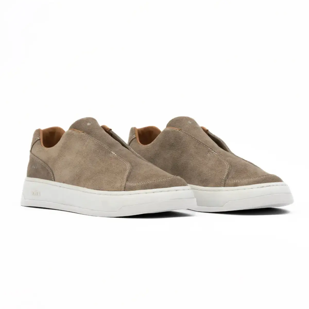 GALLARDO MASSIMO CINZA S/ BRANCA | SLIP ON