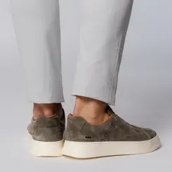 GALLARDO MASSIMO CINZA S/ BRANCA | SLIP ON