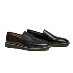 SAPATO MASCULINO SOCIAL CASUAL EM COURO PRETO BELLAGIO