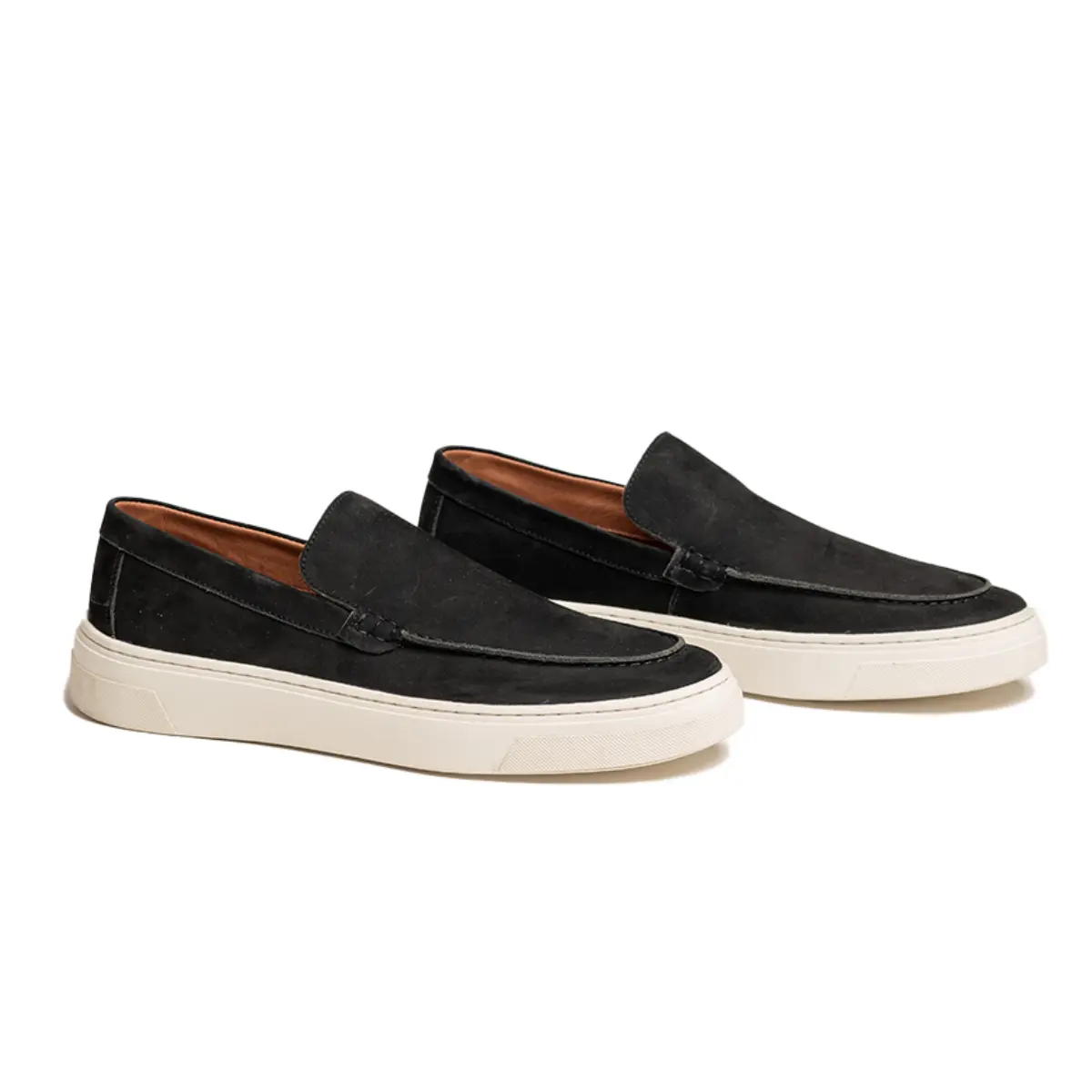 SAPATO MASCULINO EM NOBUCK PRETO CAPRI