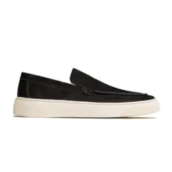SAPATO MASCULINO EM NOBUCK PRETO CAPRI