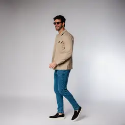 SAPATO MASCULINO EM NOBUCK PRETO CAPRI