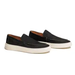 SAPATO MASCULINO EM NOBUCK PRETO CAPRI