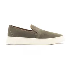 SAPATO MASCULINO SLIP ON CASSANO EM NOBUCK PRIME CINZA