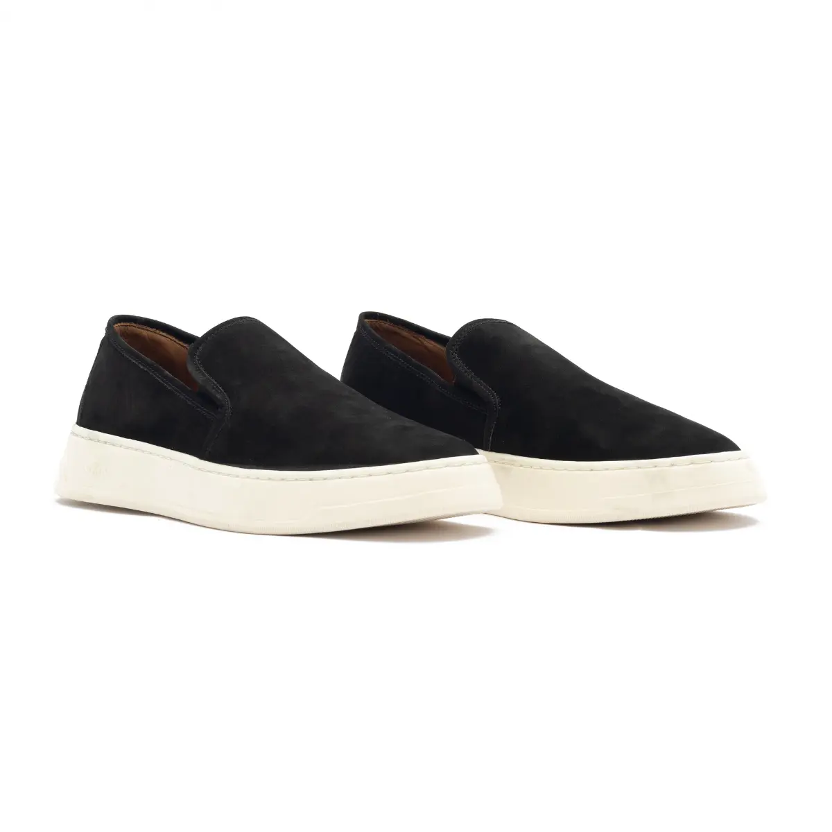 SAPATO MASCULINO SLIP ON CASSANO EM NOBUCK PRIME PRETO