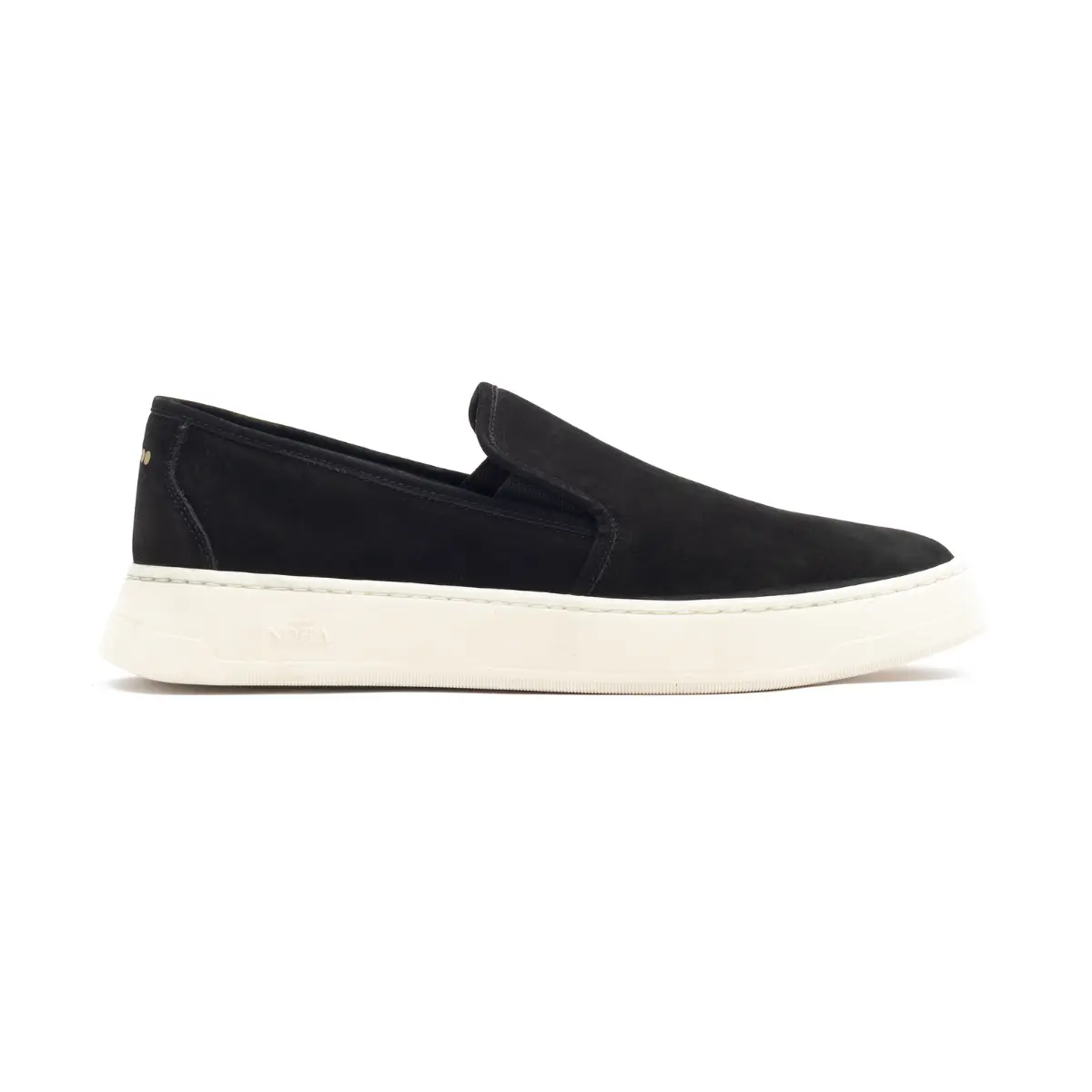 SAPATO MASCULINO SLIP ON CASSANO EM NOBUCK PRIME PRETO