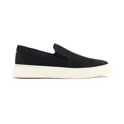 SAPATO MASCULINO SLIP ON CASSANO EM NOBUCK PRIME PRETO