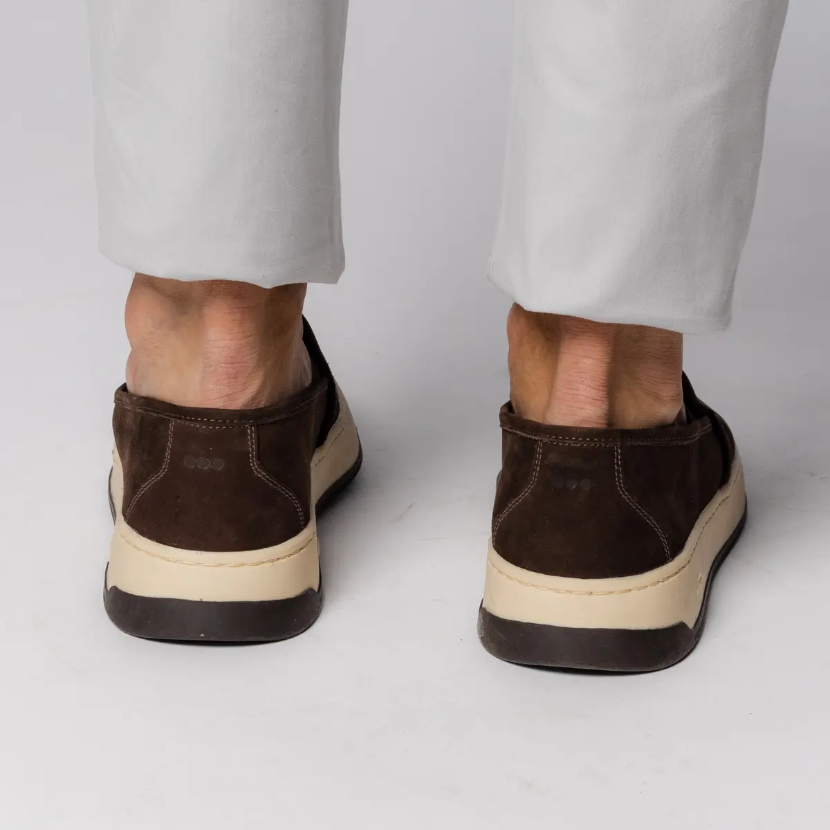 SAPATO MASCULINO SLIP ON CASSANO EM NOBUCK PRIME CAFÉ
