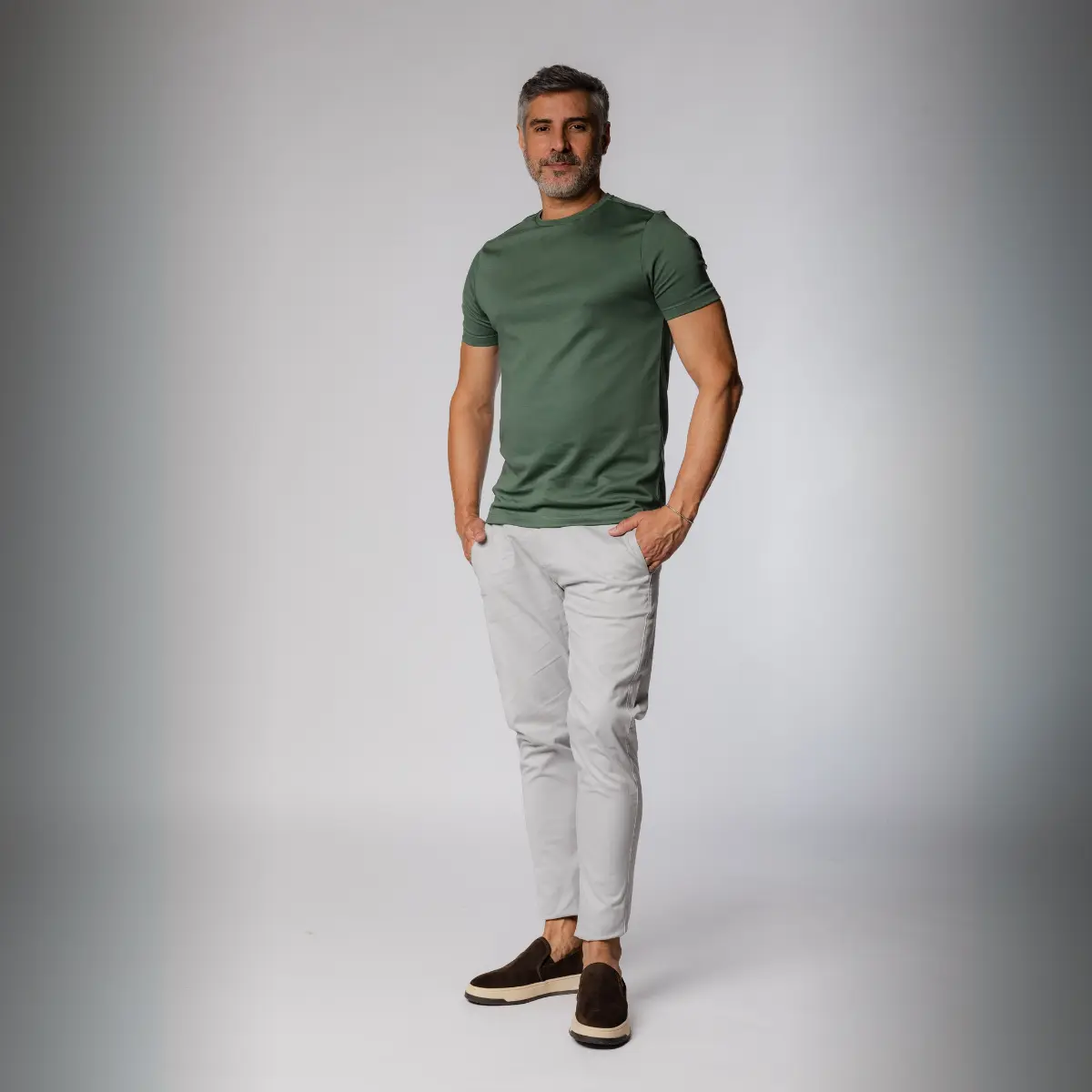 SAPATO MASCULINO SLIP ON CASSANO EM NOBUCK PRIME CAFÉ