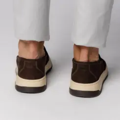 SAPATO MASCULINO SLIP ON CASSANO EM NOBUCK PRIME CAFÉ