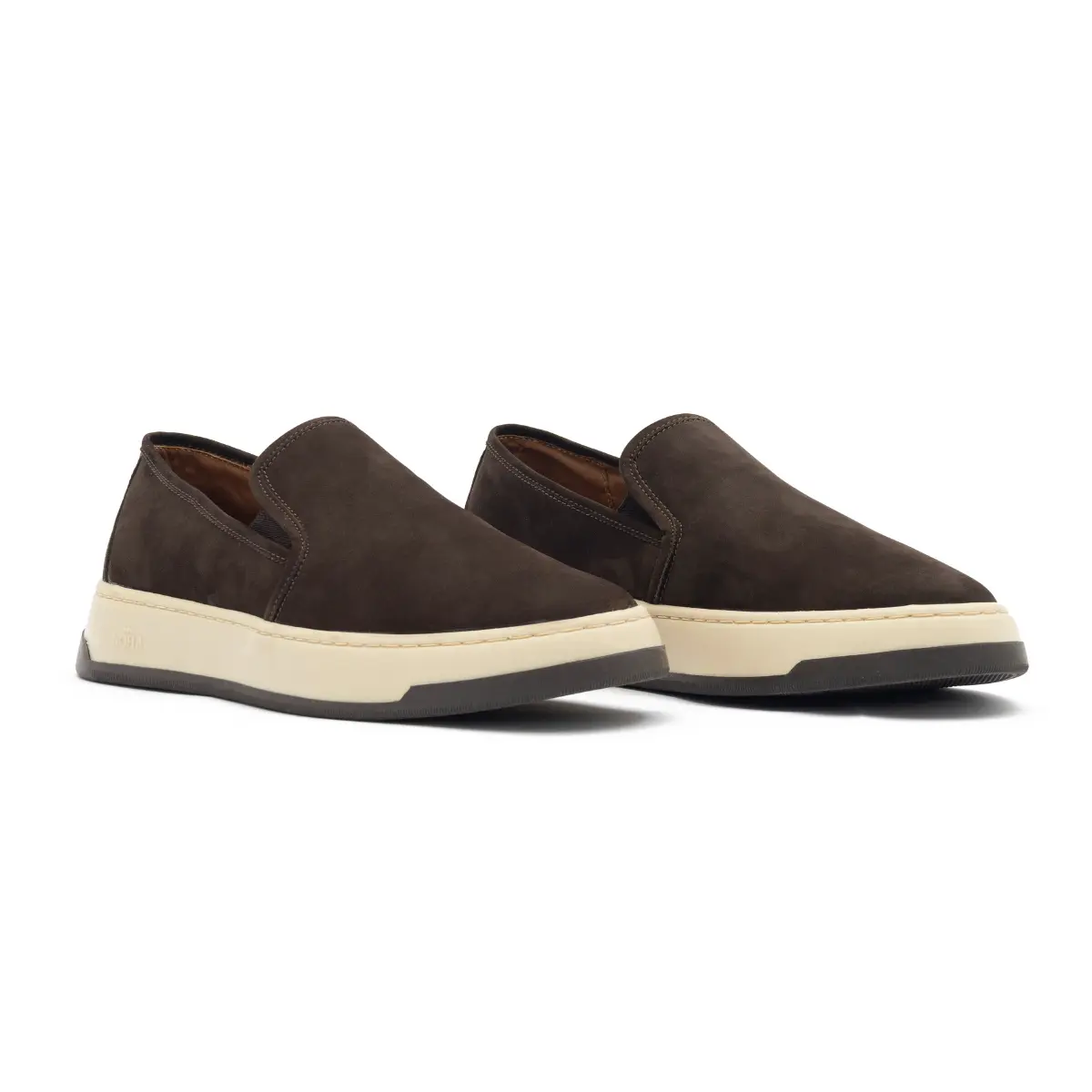 SAPATO MASCULINO SLIP ON CASSANO EM NOBUCK PRIME CAFÉ