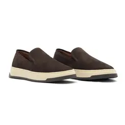 SAPATO MASCULINO SLIP ON CASSANO EM NOBUCK PRIME CAFÉ