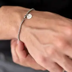 Pulseira Elo Veneziana de Aço