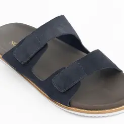 SANDÁLIA MASCULINA EM CAMURÇA PORTOFINO AZUL
