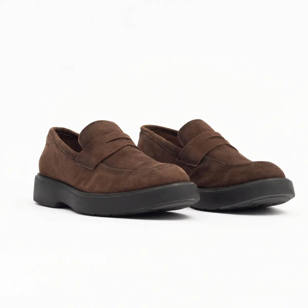 SAPATO MASCULINO SOCIAL CASUAL EM CAMURÇA BAKER MARROM