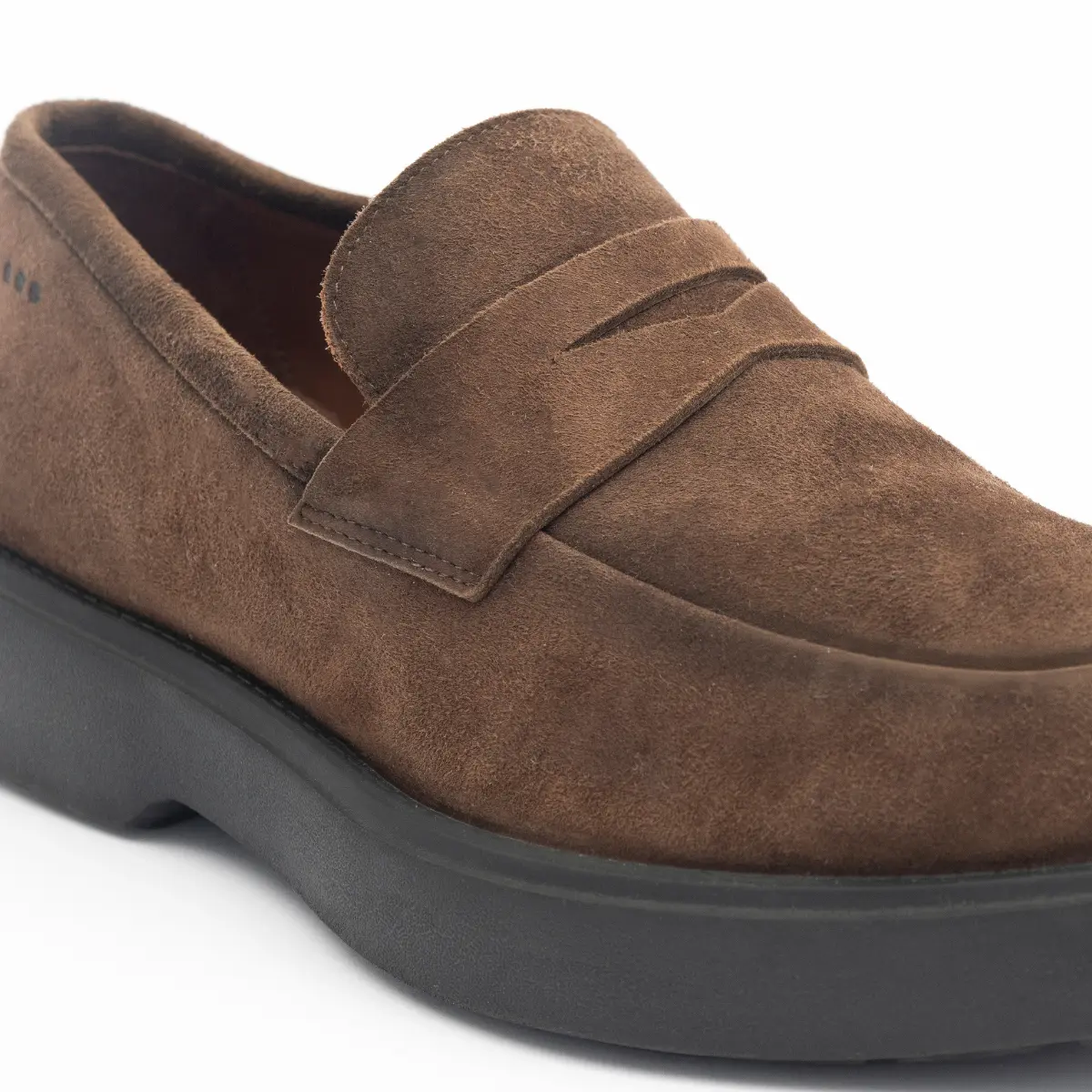 SAPATO MASCULINO SOCIAL CASUAL EM CAMURÇA BAKER MARROM