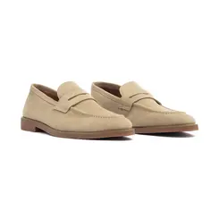 SAPATO MASCULINO LOAFER EM CAMURÇA PREMIUM VELUTTO CINZA