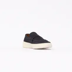 SAPATO MASCULINO LOAFER EM CAMURÇA AZUL | TIVOLLI