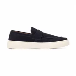 SAPATO MASCULINO LOAFER EM CAMURÇA TIVOLLI AZUL