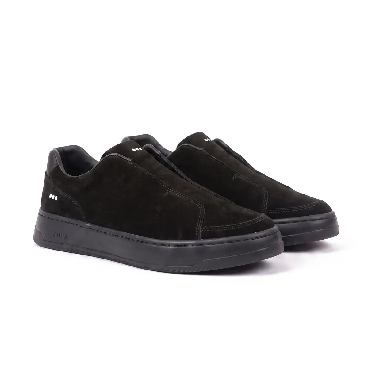 SAPATO MASCULINO SLIP ON GALLARDO MASSIMO EM CAMURÇA PRIME PRETO