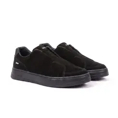 SAPATO MASCULINO SLIP ON GALLARDO MASSIMO EM CAMURÇA PRIME PRETO