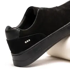 SAPATO MASCULINO SLIP ON GALLARDO MASSIMO EM CAMURÇA PRIME PRETO