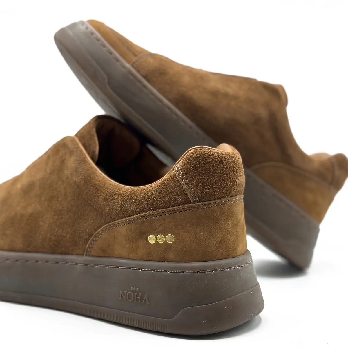 SAPATO MASCULINO SLIP ON GALLARDO MASSIMO EM CAMURÇA PRIME MARROM